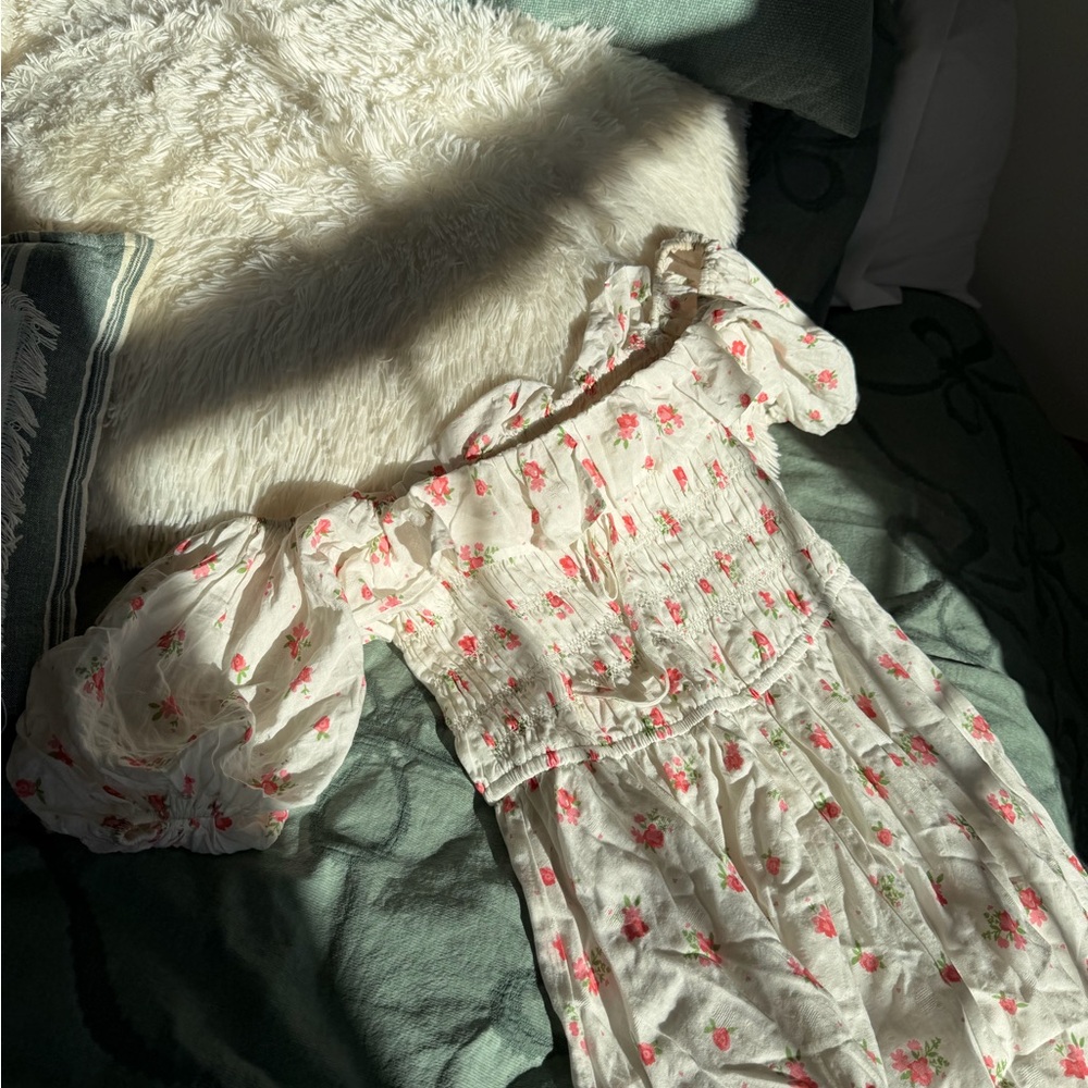 Floral Off-Shoulder Dress